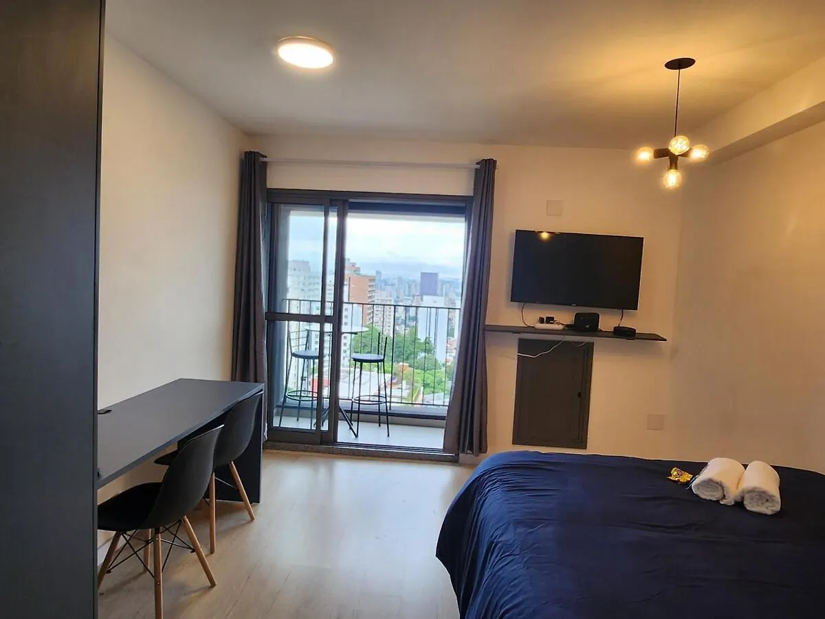 Studio Em Pinheiros 17º Andar, Wi-Fi E Varanda Sao Paulo Apartment